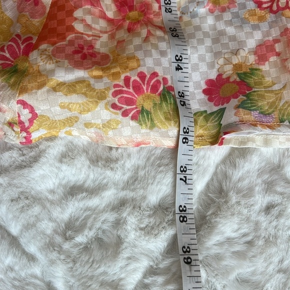 NWT Cacharel Silk Floral Dress - Picture 10 of 10